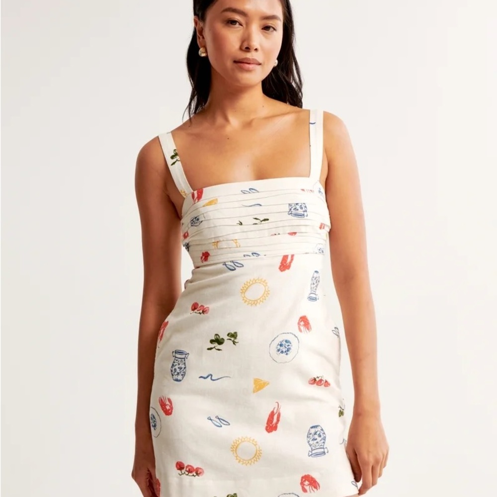 Abercrombie & Fitch White Mini Dress